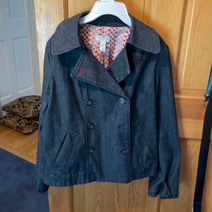 Loft demin swing jacket